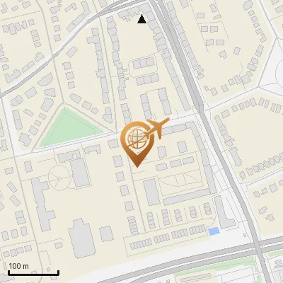 Karte Husarenhof 1, 22043 Hamburg