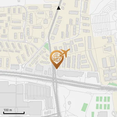 Karte Orchideenring 1-3, 22607 Hamburg