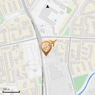 Karte Wandsbeker Allee 1, 22041 Hamburg