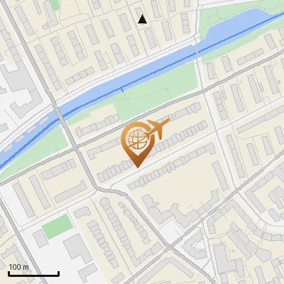 Karte Blumenau 134-151, 22089 Hamburg