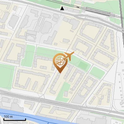 Karte Wichernsweg 19-28, 20537 Hamburg