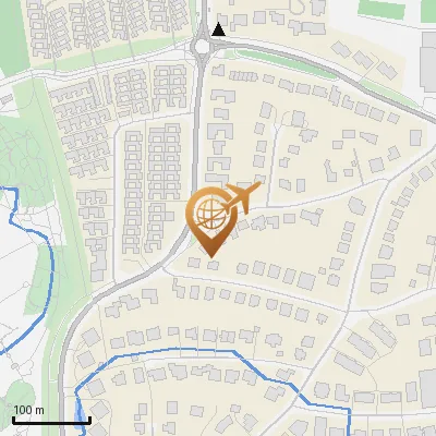 Karte Dornstücken 23-25, 22607 Hamburg