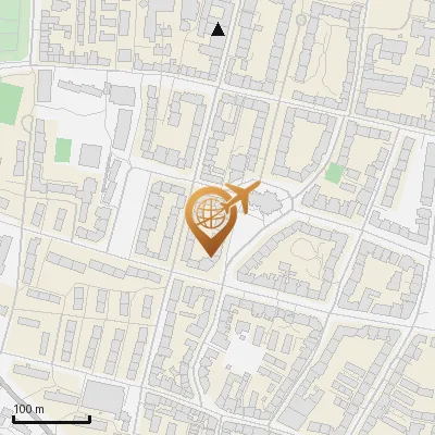 Karte Am Brunnenhof 25-33, 22767 Hamburg