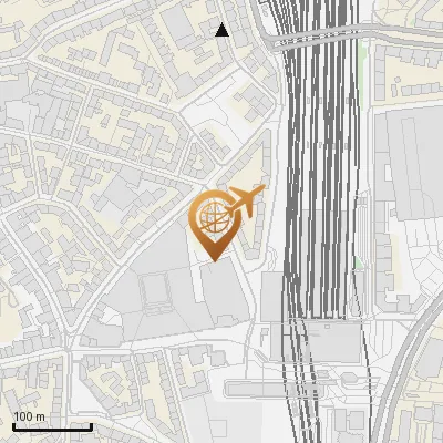 Karte Hahnenkamp 1-11, 22765 Hamburg