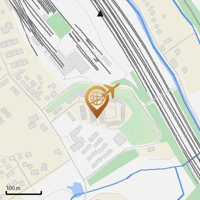 Karte Beim Brinkmannschen Park 30-53, 21079 Hamburg