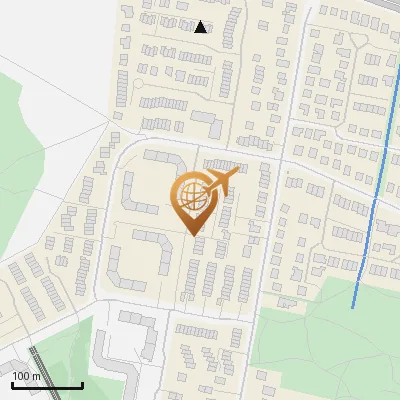 Karte Hanne-Mertens-Weg 24-54, 22455 Hamburg