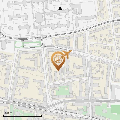 Karte Aachener Straße 1-15, 80804 München