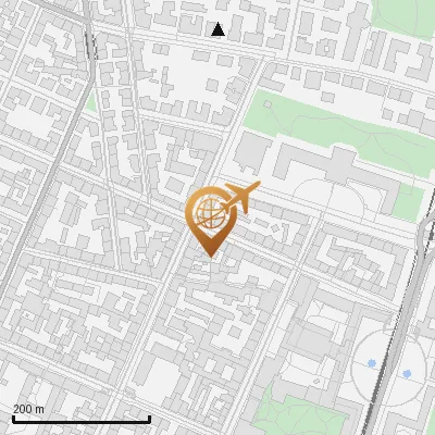 Karte Adalbertstraße 13-21, 80799 München