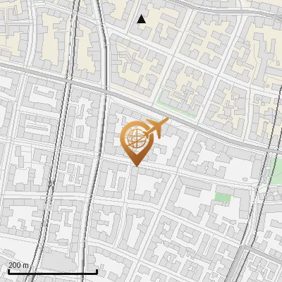 Karte Agnesstraße 9-17, 80798 München