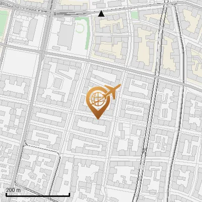 Karte Agnesstraße 39-42, 80798 München