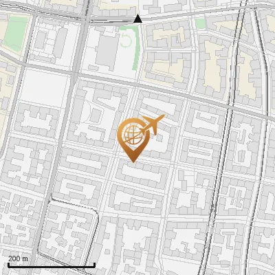 Karte Agnesstraße 43-46, 80798 München