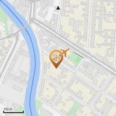 Karte Agricolastraße 1-5, 10555 Berlin