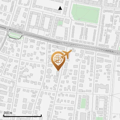 Karte Agricolastraße 30-34, 80686 München