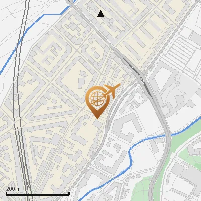 Karte Albanistraße 16-19, 81541 München