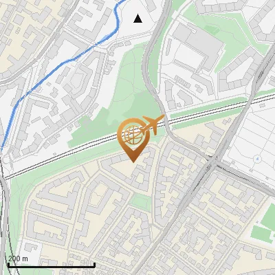 Karte Am Bergsteig 1-3, 81541 München