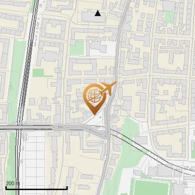 Karte Am Harras 12-15, 81373 München