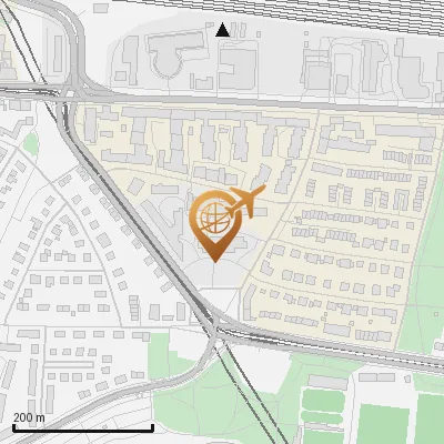 Karte Am Knie 6, 81241 München