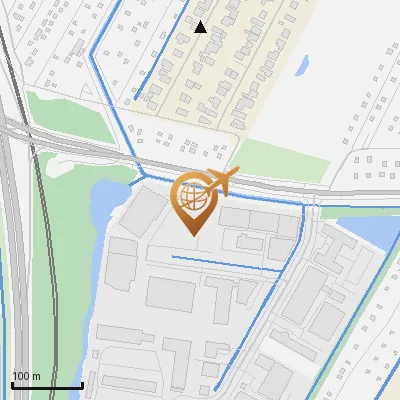 Karte Am Neuländer Gewerbepark 6, 21079 Hamburg