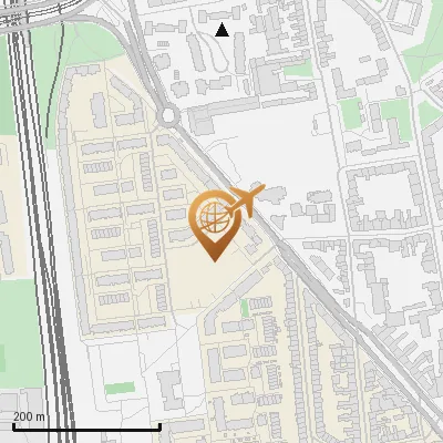 Karte An der Drehscheibe 1-3, 50733 Köln