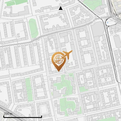 Karte Andréestraße 12-18, 80634 München