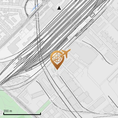 Karte Atelierstraße 1-8, 81671 München