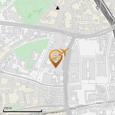 Karte Auf dem Hunnenrücken 2-4, 50668 Köln