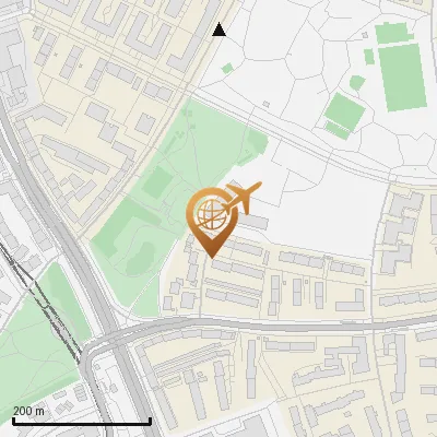 Karte Bacherstraße 1-23, 81539 München