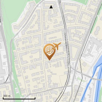 Karte Badstraße 12-21, 81379 München