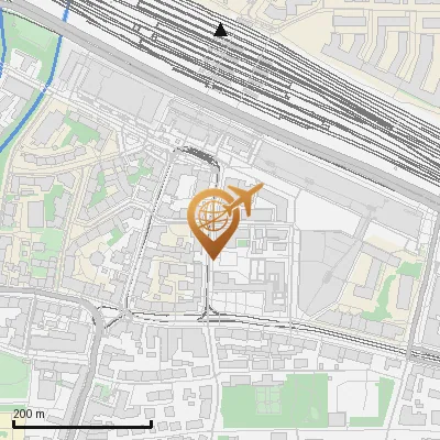 Karte Bäckerstraße 3-5, 81241 München