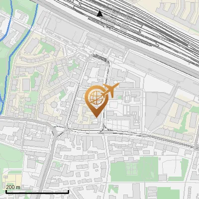 Karte Bäckerstraße 6-10, 81241 München