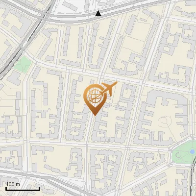 Karte Bamberger Straße 58, 10777 Berlin