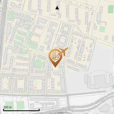 Karte Barbarossastraße 10-15, 81677 München