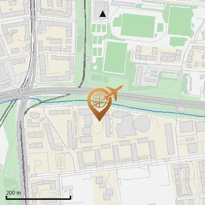 Karte Barlachstraße 24, 80804 München