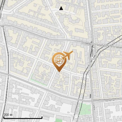 Karte Bauerstraße 12, 80796 München