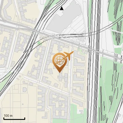 Karte Bautzener Straße 5, 10829 Berlin