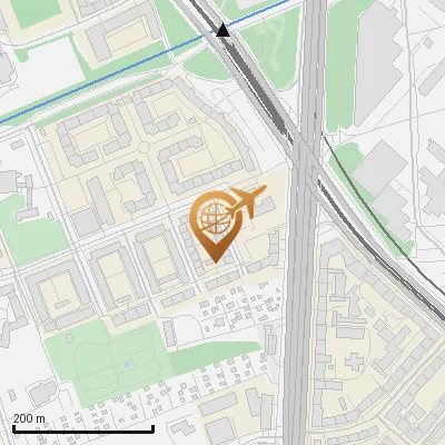 Karte Bayersdorferstraße 1-13, 80637 München