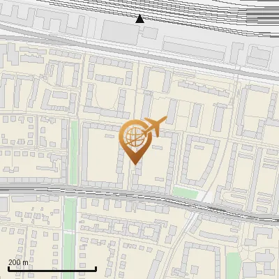 Karte Behamstraße 17-27, 80687 München