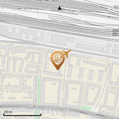 Karte Behamstraße 4-10, 80687 München