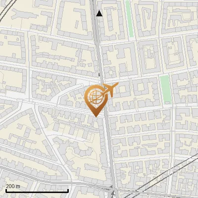 Karte Belgradstraße 16-21, 80796 München