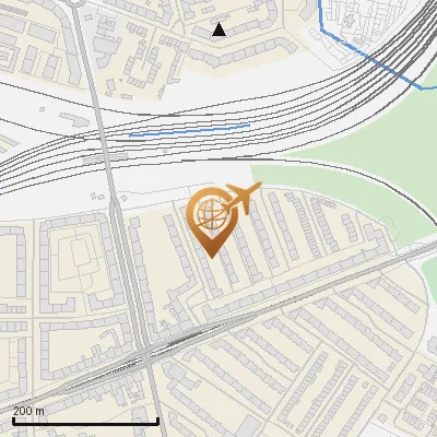 Karte Bergiusstraße 4-14, 51065 Köln