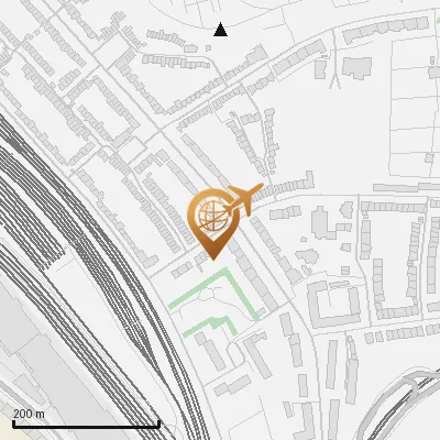 Karte Bergstraße 105, 50739 Köln