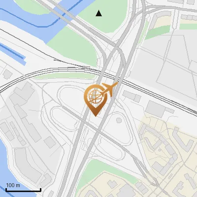 Karte Billhorner Brückenstraße 40, 20539 Hamburg