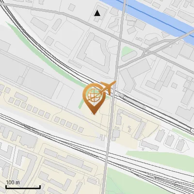 Karte Billhorner Deich 77, 20539 Hamburg