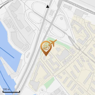 Karte Billwerder Neuer Deich 1, 20539 Hamburg