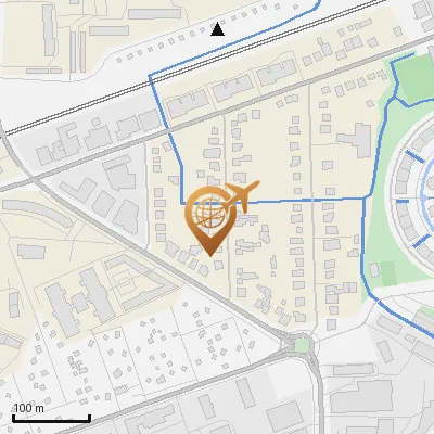 Karte Binsengrund 3-12, 22047 Hamburg