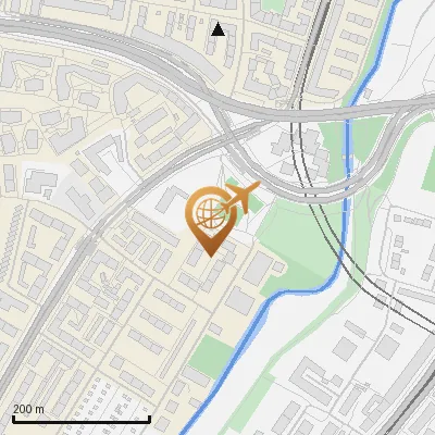 Karte Birkenleiten 8-10, 81543 München