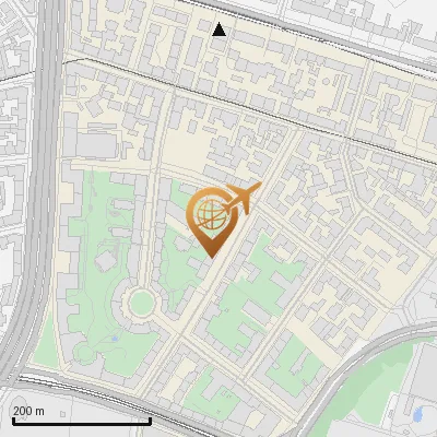 Karte Birkerstraße 12-22, 80636 München