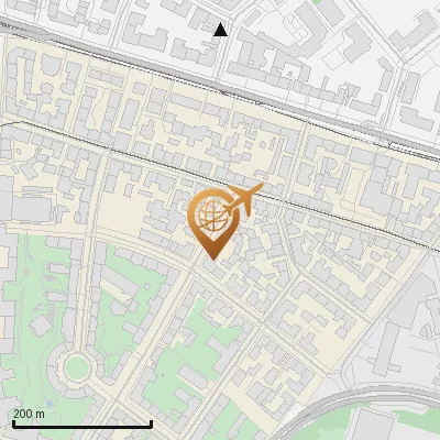 Karte Birkerstraße 3-9, 80636 München