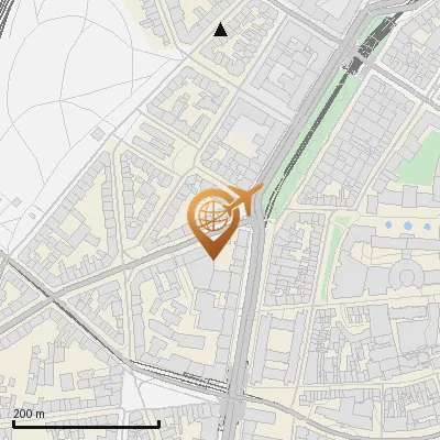 Karte Bismarckstraße 1-5, 50672 Köln