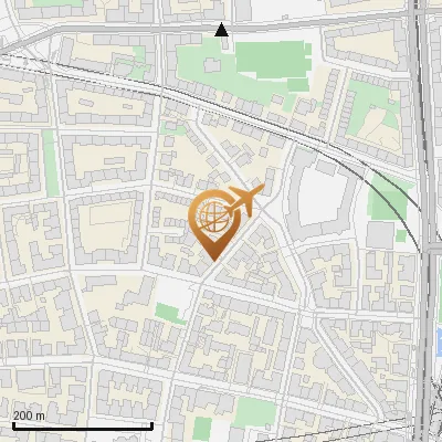 Karte Bismarckstraße 11-28, 80803 München